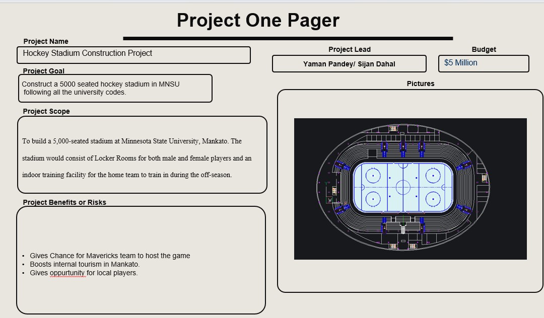 Hockey Stadium Construction Project